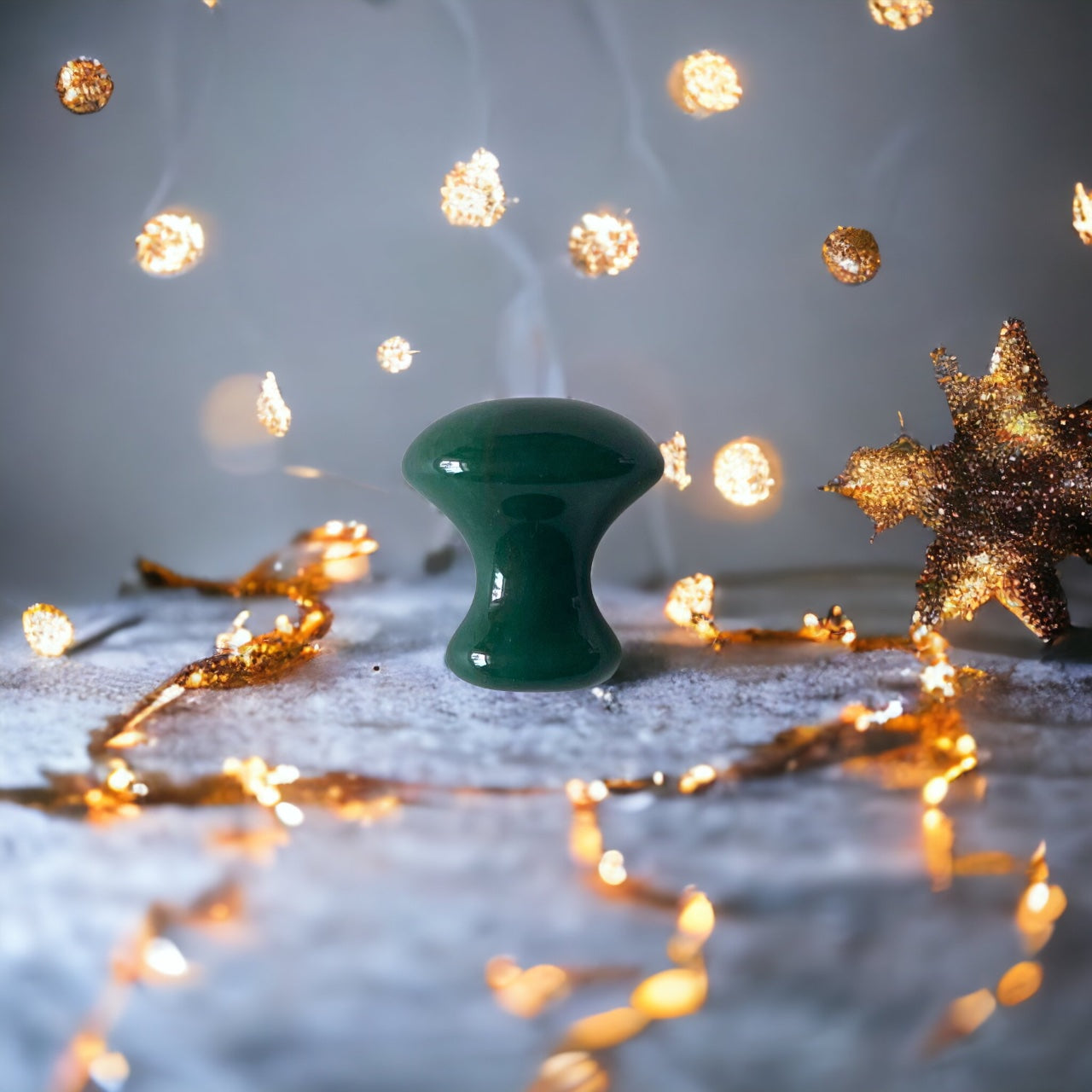The Jade Gua Sha Mushroom Tool