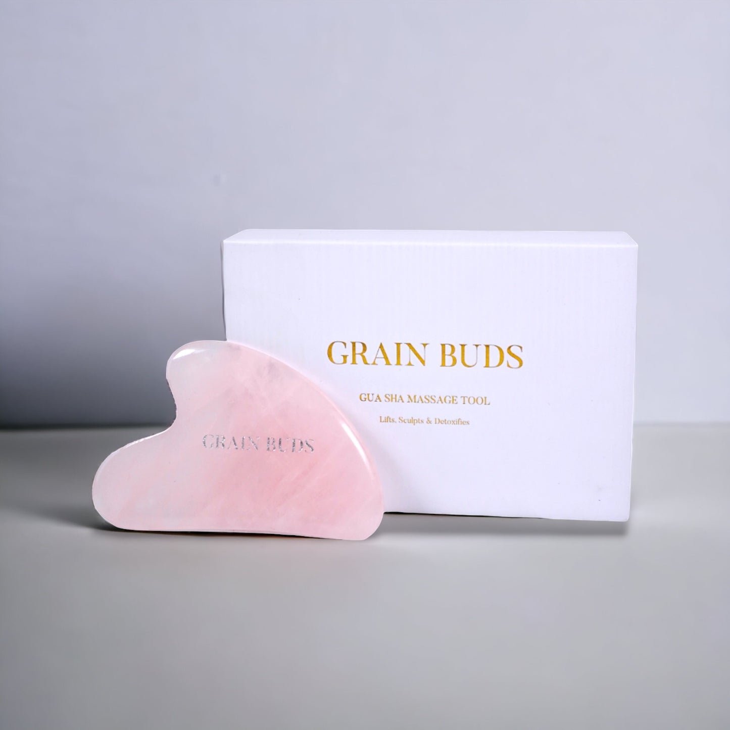 The Rose Quartz Gua Sha Facial Lifting Tool