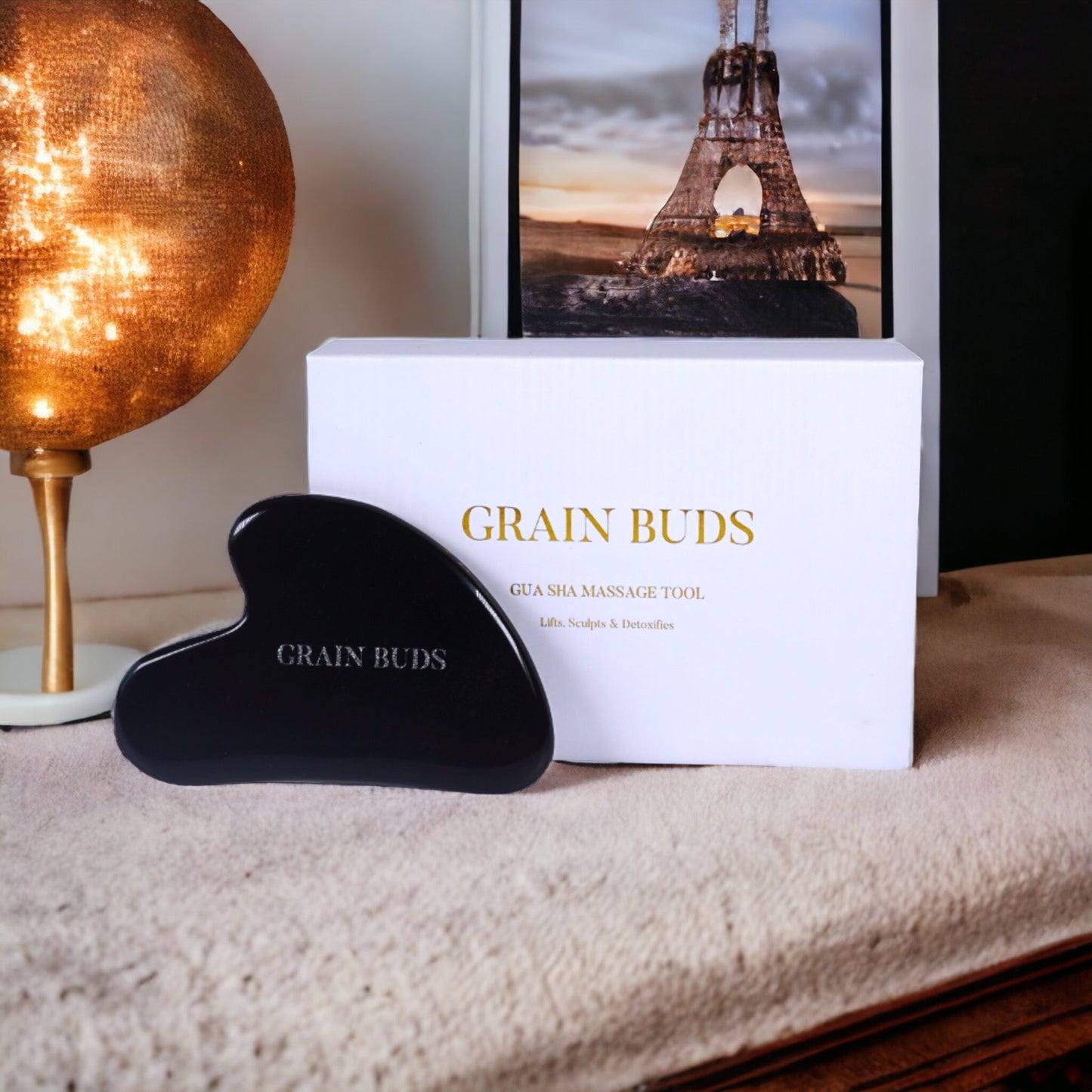 The Black Obsidian Gua Sha Facial Lifting Tool