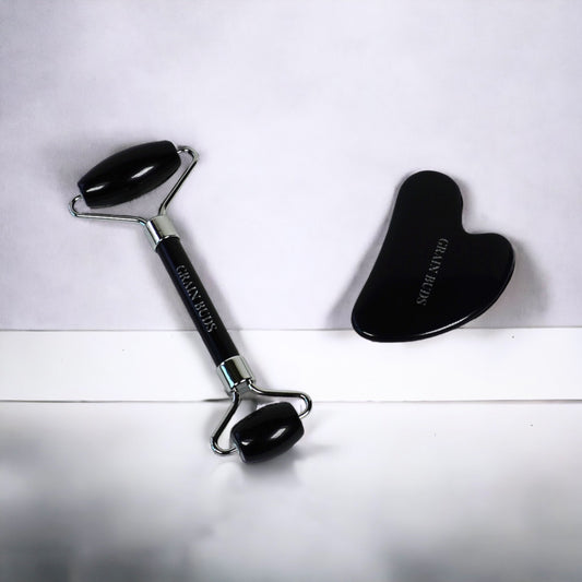 Black Obsidian Facial Duo Set