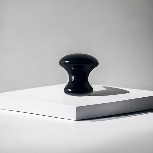 The Black Obsidian Gua Sha Mushroom Tool