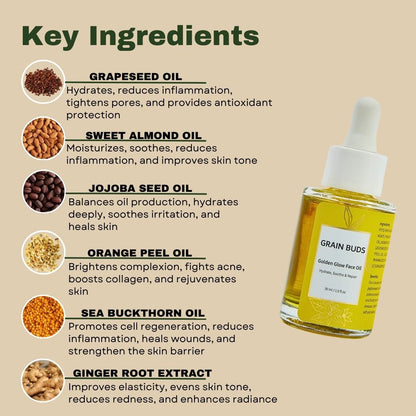 Rose Quartz Gua Sha & Golden Glow Face Oil