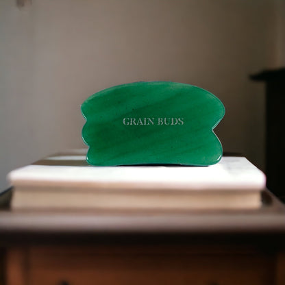 Jade Body Gua Sha and Pure Glow Body Oil Bundle