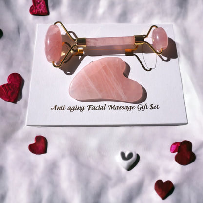 Rose Quartz Facial Duo Set