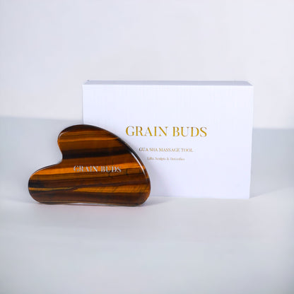 The Tiger's Eye Gua Sha Facial Lifting Tool