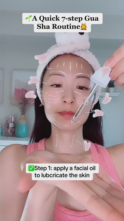 The Amethyst Gua Sha Facial Lifting Tool