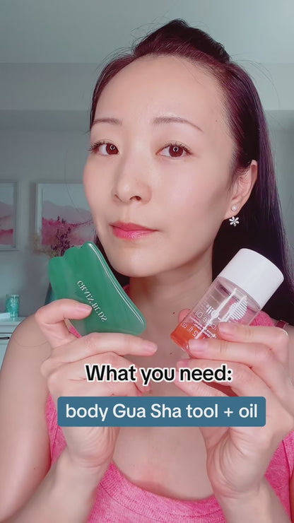 Jade Body Gua Sha & Pure Glow Body Oil