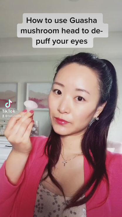 The Jade Gua Sha Mushroom Tool