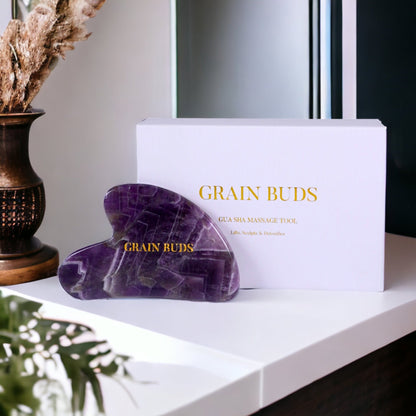 The Amethyst Gua Sha Facial Lifting Tool