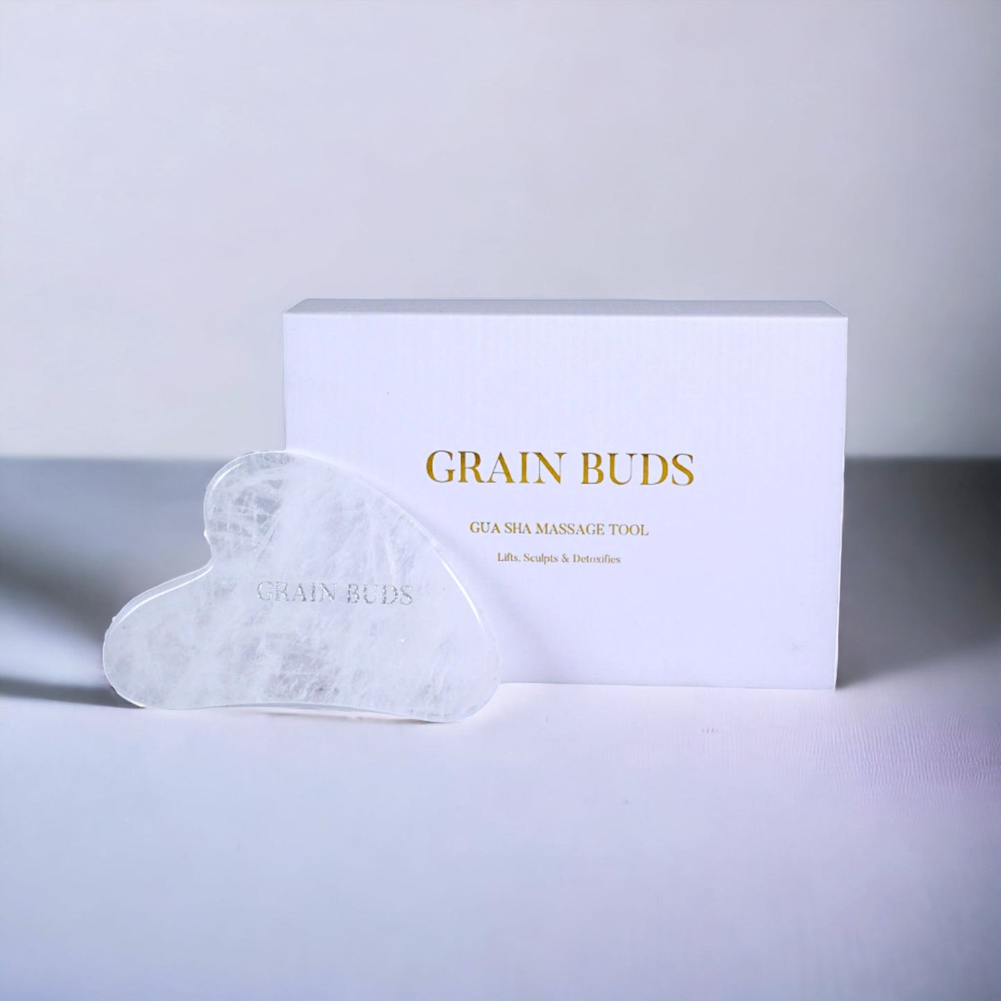 The Clear Quartz Gua Sha Facial Lifting Tool